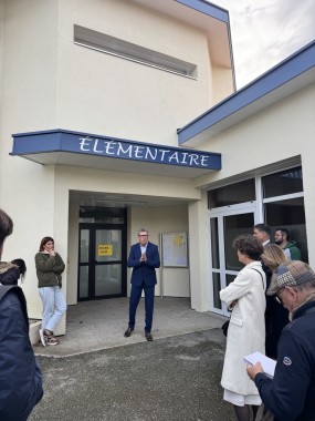 Inauguration des écoles du Bourg et de Villemin à Pont-du-Casse