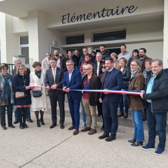 Inauguration écoles pont du casse