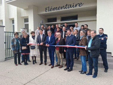 Inauguration écoles pont du casse