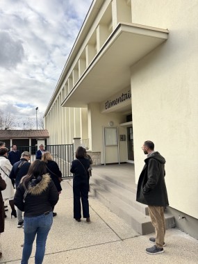 Inauguration des écoles du Bourg et de Villemin à Pont-du-Casse